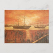 Zonneuur in het verleden briefkaart (Voorkant)