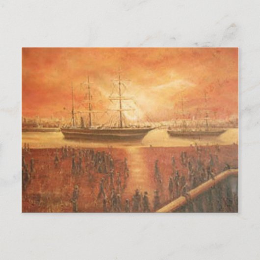 Zonneuur in het verleden briefkaart (Voorkant)