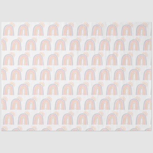 Zonneuwen en regenbogen tissuepapier (Voorkant)