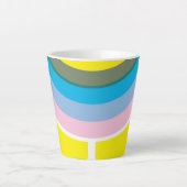 Zonneuwen, Lollipops en Rainbows Latte Mok (Voorkant)