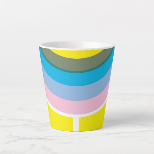 Zonneuwen, Lollipops en Rainbows Latte Mok (Voorkant)