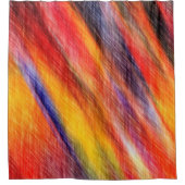 Zonnevaste Abstracte kleuren 2 Douchegordijn (Voorkant)