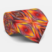 Zonnevaste Abstracte kleuren 5 Stropdas (Opgerold)