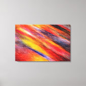 Zonnevaste Abstracte kleuren Canvas Afdruk (Voorkant)