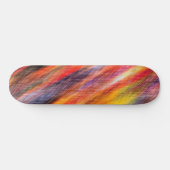Zonnevaste Abstracte kleuren Persoonlijk Skateboard (Horizontaal)