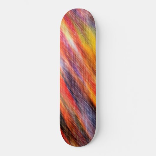 Zonnevaste Abstracte kleuren Persoonlijk Skateboard (Voorkant)