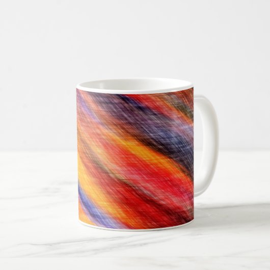 Zonnevaste Abstracte koffie-Mok Koffiemok (Voorkant rechts)