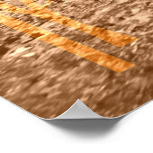 Zonnevaste  Abstracte verf 2 Poster (Hoek)