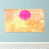 Zonnevaste Abstracte verf Canvas Afdruk (Insitu (Houten vloer))