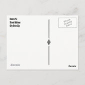 Zonnevaste Bossen die ik u mis Briefkaart (Achterkant)