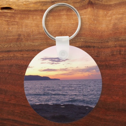 Zonnevaste Button Sleutelhanger (Voorkant)