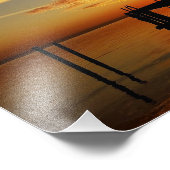 Zonnevaste cedar-toets foto afdruk (Hoek)