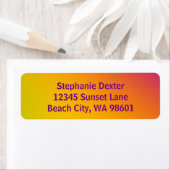 Zonnevaste labels voor het retouradres (Insitu)