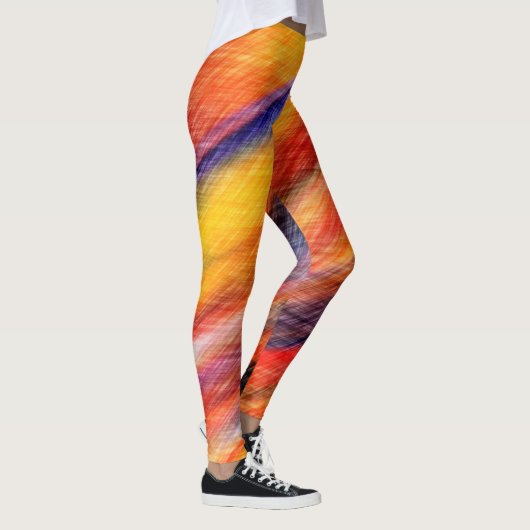 Zonnevaste Leggings voor Abstracte kleuren (Rechts)