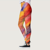 Zonnevaste Leggings voor Abstracte kleuren (Links)