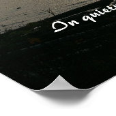 Zonnevaste scripts op rust poster (Hoek)