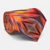 Zonnevaste Stropdas voor Abstracte kleuren - zomer (Opgerold)