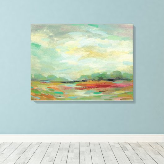 Zonneveld Abstracte afdrukken | Silvia Vassileva (Insitu (Houten vloer))