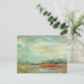 Zonneveld Abstracte afdrukken | Silvia Vassileva Briefkaart (Staand voorkant)