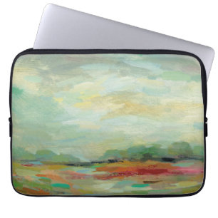Zonneveld Abstracte afdrukken Silvia Vassileva Laptop Sleeve