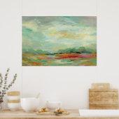 Zonneveld Abstracte afdrukken | Silvia Vassileva Poster (Keuken)