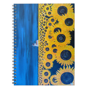 Zonneveldschilderij van Alfred Fox Notitieboek