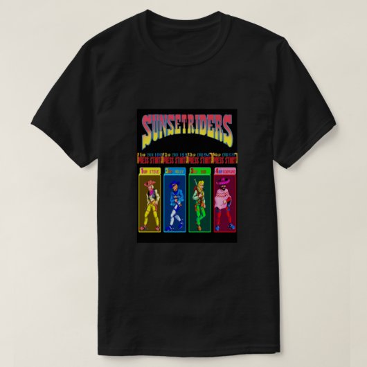 Zonnevellijntekens selecteren Klassiek T-shirt (Design voorkant)