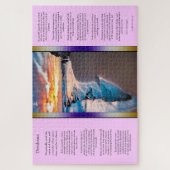 Zonnevenzone van de Blauwe Oceaan van Desiderata Legpuzzel (Verticaal)