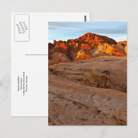 Zonneverbrandingsmotor Briefkaart (Voorkant / Achterkant)