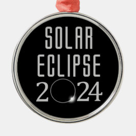 Zonneverduistering 2024 Herdenking Ornament