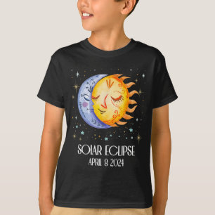 Zonneverduistering 2024 Schattigee Zonneverduister T-shirt