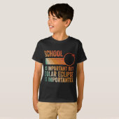 Zonneverduistering 2024 Shirt School Zonneverduist (Voorkant volledig)