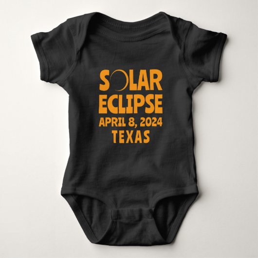 Zonneverduistering 2024 Texas Romper (Voorkant)