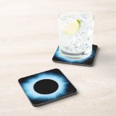 Zonneverduistering 2 bier onderzetter (Rechterzijde)