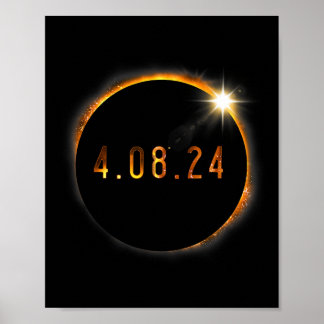 Zonneverduistering Amerikaanse totaliteit lente 40 Poster