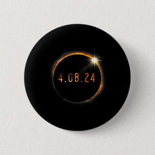 Zonneverduistering Amerikaanse totaliteit lente 40 Ronde Button 5,7 Cm