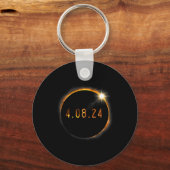 Zonneverduistering Amerikaanse totaliteit lente 40 Sleutelhanger (Voorkant)