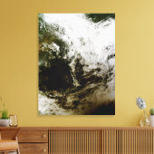 Zonneverduistering in Zuidoost-Azië Canvas Afdruk (Insitu (Woonkamer))