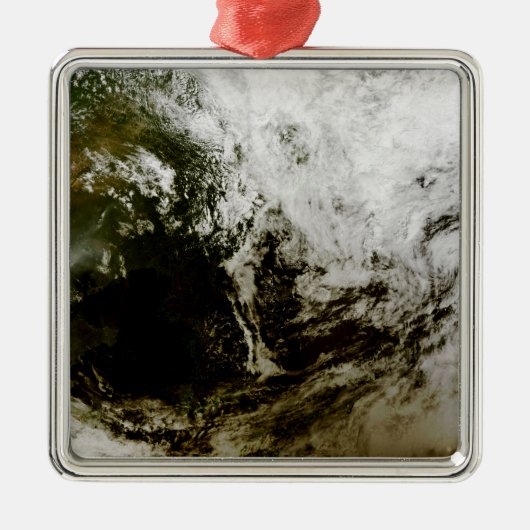 Zonneverduistering in Zuidoost-Azië Metalen Ornament (Voorkant)