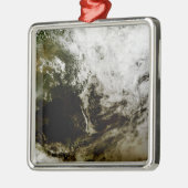 Zonneverduistering in Zuidoost-Azië Metalen Ornament (Links)