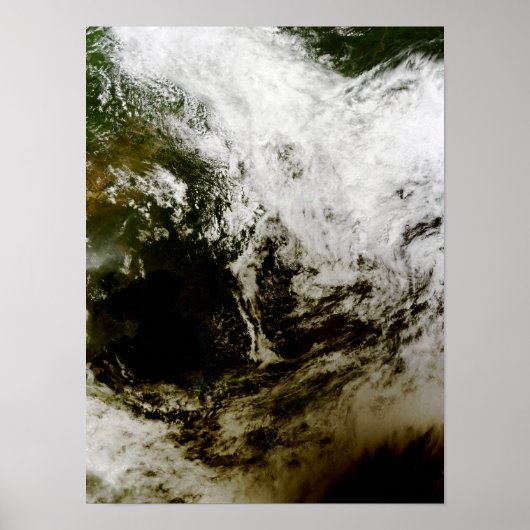 Zonneverduistering in Zuidoost-Azië Poster (Voorkant)