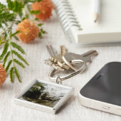 Zonneverduistering in Zuidoost-Azië Sleutelhanger (Zijkant)