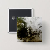 Zonneverduistering in Zuidoost-Azië Vierkante Button 5,1 Cm (Voorkant /achterkant)