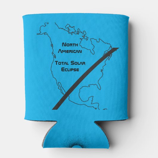 Zonneverduistering Kooze Koeler voor frisdrank en  (Achterkant)