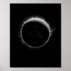 Zonneverduistering Maan en Zon Koele Gebeurtenis G Poster