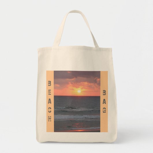 Zonneverhoging van de Beach BAG Tote Bag (Voorkant)