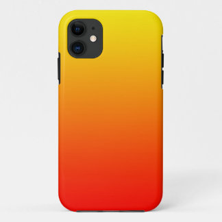 Zonneverloopgeel tot diep rood ombre Case-Mate iPhone case