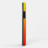 Zonneverloopgeel tot diep rood ombre Case-Mate iPhone case (Achterkant/rechts)