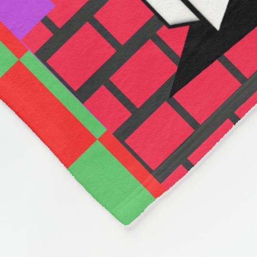 Zonneverplegers van kranskoppen fleece deken (Hoek)