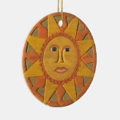 Zonneversiering 2 keramisch ornament (Rechts)